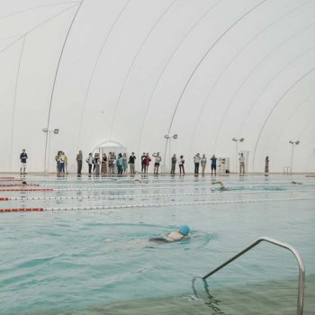 Club Providencia estrena domo para disfrutar de la piscina todo el año