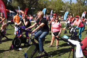 Más de dos mil personas celebraron el día del deporte en Providencia