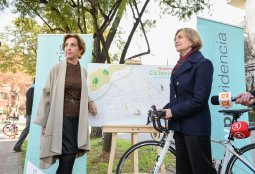 Ministra de Transportes y Alcaldesa de Providencia anuncian construcción de ciclovía por Eliodoro Yáñez