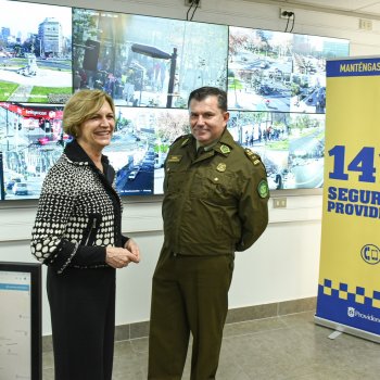 Providencia inaugura inédita Central de Coordinación Operativa con Carabineros