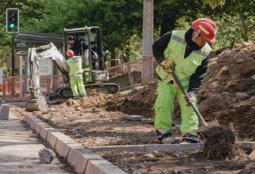 Así avanza la construcción del ciclopaseo del parque Tobalaba