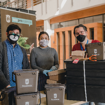 Se iniciaron las entregas de kits del programa “Providencia Recicla Orgánico”