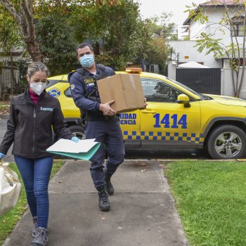 Continúa nuestra entrega de canastas familiares en la comuna.