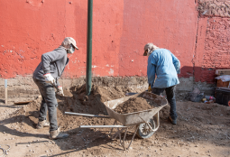 Obras de mejoramiento en el sector Obispo Pérez