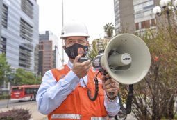 Ejercicio de Emergencias en pleno corazón de Providencia