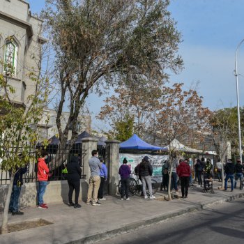 El sábado 29 de mayo cerca 800 personas pudieron vacunarse contra el Covid