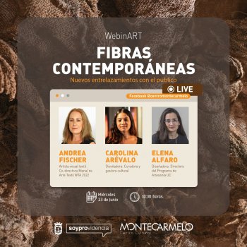 ¡Participa! seminario digital “Fibras contemporáneas: Nuevos entrelazamientos con el público”
