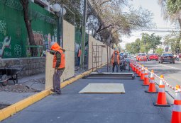 Comenzó la renovación urbana en el entorno del Hospital del Salvador