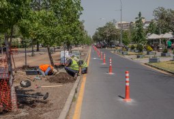 Habilitamos una ciclovía provisoria en Pocuro