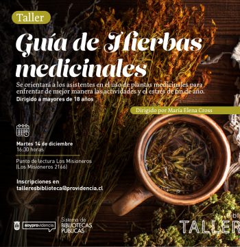 Taller Guía de hierbas medicinales
