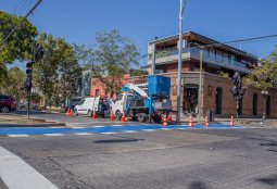 Estamos mejorando las condiciones de movilidad con cuatro nuevos cruces semaforizados