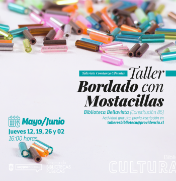Taller Bordado con mostacillas