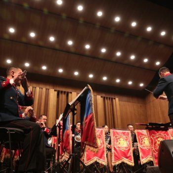 Banda de Conciertos del Ejército repletó el Teatro Oriente