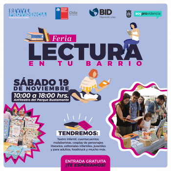 Este sábado 19 no te pierdas “Lectura en Tu Barrio”