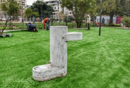 A toda máquina avanza la ampliación de la zona canina de Plaza a la Alcaldesa