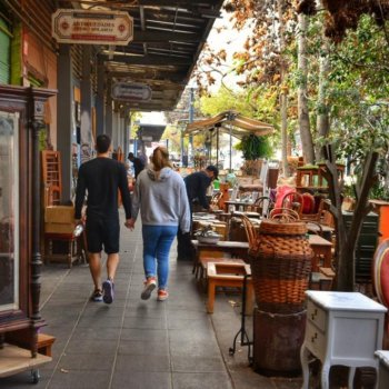 Día de los Patrimonios: Barrio Italia reunió a los amantes de las antigüedades, el arte y la gastronomía