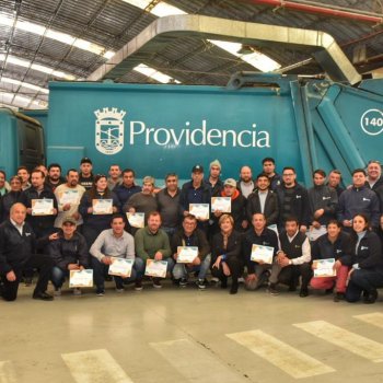 En su día, Providencia conmemoró a los recolectores y recolectoras de residuos domiciliarios