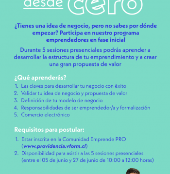 4° sesión Academia Emprender desde Cero: Formalización y Networking