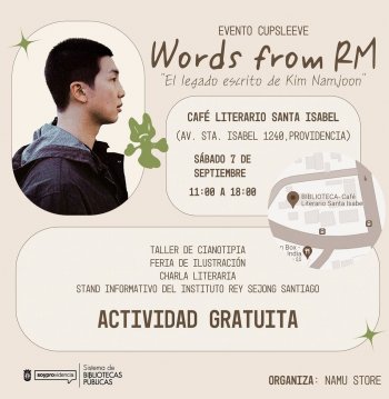 Words From RM: “El legado escrito de Kim Namjoom”