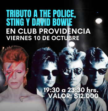 Tributo de Police, David Bowie y Sting