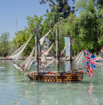 Modelismo Naval en la pileta