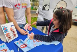 Niños del Liceo Juan Pablo Duarte participaron de “La Semana de la Encía”