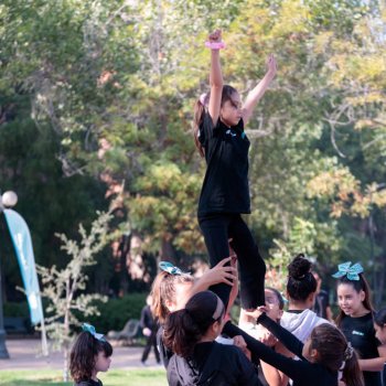 Vive el 1° Encuentro de Cheerleading en Providencia