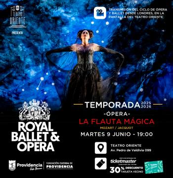 Transmisión ciclo de óperas y ballet - ópera “La flauta mágica”